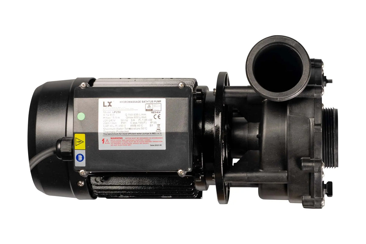 LP250 Pump - 2.5 HP, Single Speed jacuzzi pomp voor spa's en jacuzzi's, betrouwbare prestaties LX