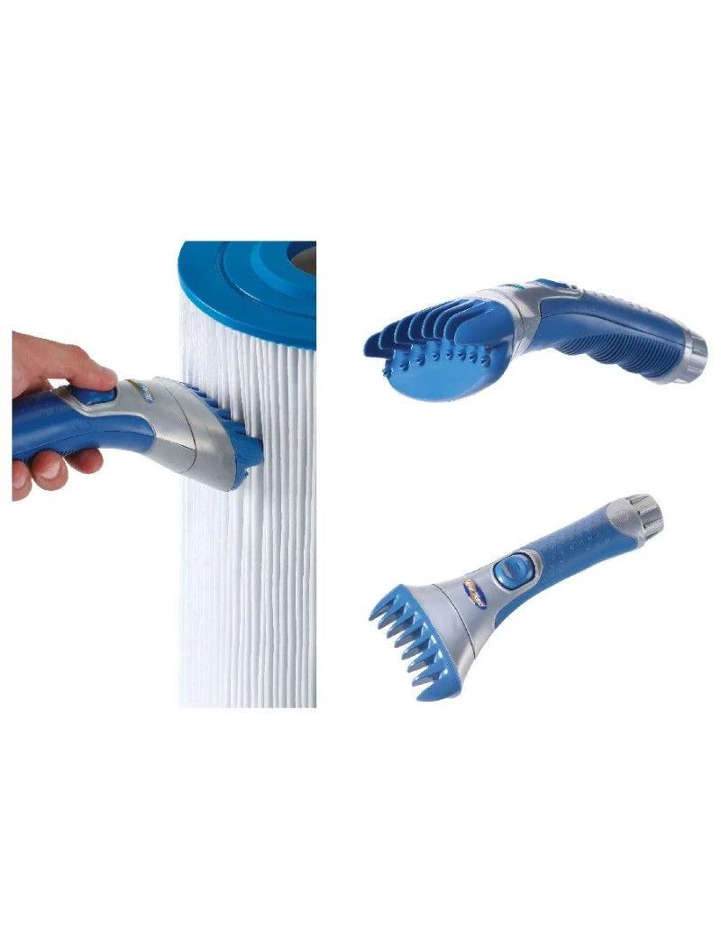 Hand Held Filter Cleaner voor spa en zwembad filters, ideaal voor pomp jacuzzi schoonmaken, Spa-Plus.