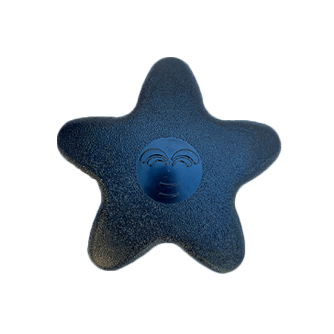 Passion | Star Handle - 1 1/2", Black